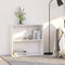 vidaXL Boekenkast met 2 schappen 80x30x76,5 cm spaanplaat wit
