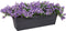 Elho Green Basics Balkonbak 40 - Plantenbak voor Balkon Buiten - Ø 39.3 x H 14.0 cm - Living black