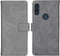 iMoshion Hoesje Geschikt voor Motorola Moto E7 Hoesje Met Pasjeshouder - iMoshion Luxe Bookcase - Grijs