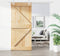 vidaXL - Schuifdeur - met - beslag - 90x210 - cm - massief - grenenhout