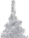 vidaXL - Kunstkerstboom - met - standaard - 180 - cm - PET - zilverkleurig
