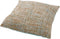 Dutch Decor ESMEE - Kussenhoes gemeleerd Antigua Sand 45x45 cm - blauw - met rits