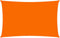 vidaXL Zonnescherm rechthoekig 2.5x5 m oxford stof oranje