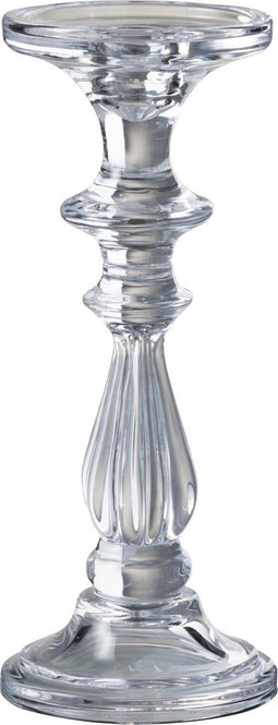 J-Line kandelaar Tibo - glas - transparant - medium