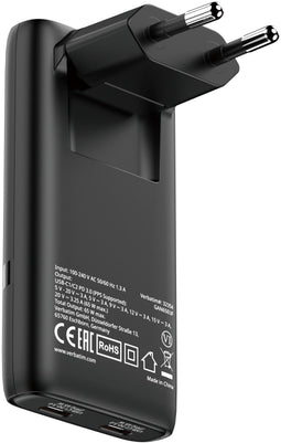 Verbatim 32354 - USB-C Oplader 65 W - Power Delivery 3.0 - Zwart