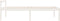 vidaXL - Seniorenbed - massief - grenenhout - wit - 75x190 - cm - Small - Single