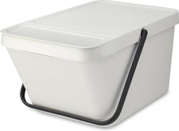 Brabantia Sort & Go - Prullenbak Stapelbaar - 20 liter - Light Grey