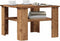 vidaXL - Salontafel - 60x60x42 - cm - bewerkt - hout - oud - houtkleurig