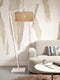 GOOD&MOJO Vloerlamp Java - Bamboe Zwart - 75x50x176cm - - Staande lampen voor Woonkamer - Slaapkamer