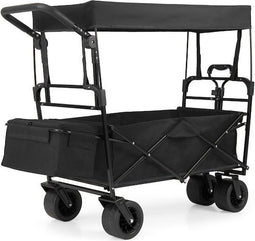 Coast Opvouwbare Tuinwagen 100 Liter - Zwart - 120 x 57 x 110 cm