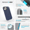 Speck Presidio2 Grip - Soft case - Armor Cloud technologie - Blauw (iPhone 15)