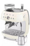 Smeg EGF03CREU - Espressomachine met bonenmaler - 19 bar druk - Crème