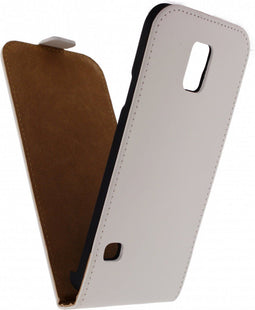 Mobilize Galaxy S5/S5 Plus - Ultra Slim Flipcase - Magnetische sluiting - Wit
