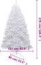 vidaXL - Kunstkerstboom - met - scharnieren - en - sneeuw - 270 - cm