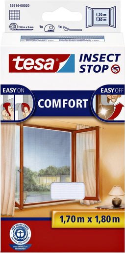 Tesa Comfort - Raamhor - Easy-on/Easy-off systeem - Wit