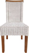 SVJ Eetkamerstoelen - 54x47x97 cm - Rotan - Wit - Set van 6