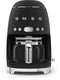 Smeg DCF02BLMEU - Filterkoffiemachine - 10 kopjes - Mat zwart