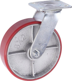 Zwenkwiel 200x50 mm - Polyurethaan wiel - 480 KG - Transport wiel