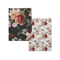 Keukendoek HappyFriday Autumn floral Multicolour 70 x 50 cm (2 Stuks)