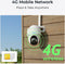 Reolink Go-serie G430 - 4 MP buitenbatterijcamera - 4G LTE netwerk 355° pan 140° kantelen