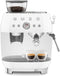 Smeg EGF03WHEU - Espressomachine met bonenmaler - 19 bar druk - Wit