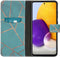 iMoshion Hoesje Geschikt voor Samsung Galaxy A72 Hoesje Met Pasjeshouder - iMoshion Design Softcase Bookcase - Meerkleurig / Blue Graphic
