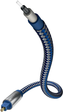 Inakustik 0041202 - Optische digitale kabel - Male/male - Blauw