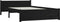 vidaXL - Bedframe - massief - hout - zwart - 120x190 - cm