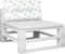 vidaXL - Palletkussen - bladpatroon - 70x40x12 - cm - stof