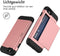 imoshion Hoesje Geschikt voor iPhone SE (2022) / SE (2020) / 8 / 7 Hoesje - Ruimte voor 2 pasjes - imoshion Backcover met pasjeshouder - Rosé Goud