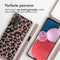 iMoshion Hoesje Geschikt voor Samsung Galaxy A13 (4G) Hoesje Met Koord - iMoshion Siliconen design hoesje met koord - Roze / Animal Pink