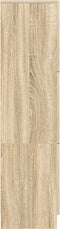 vidaXL - Highboard - Sonoma - Eik - 31,5x32x124 - cm - Gemaakt - van - hout