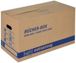 Tidypac boekendoos, ft 56 x 29,3 x 33 cm, bruin 5 stuks
