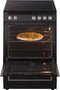 Etna FIV560ZWA - Inductiefornuis 4-pits - Elektrische oven 65L - Zwart