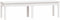 vidaXL - Tuinbank - 2-zits - 159,5x44x45 - cm - massief - grenenhout - wit