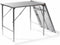 Stainless steel working table foldable