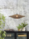 GOOD&MOJO Hanglamp Bali - Bamboe/Zwart - Ø87cm - Scandinavisch,Bohemian - Hanglampen Eetkamer, Slaapkamer, Woonkamer