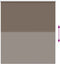 vidaXL - Rolgordijn - verduisterend - koffie - 120x130 - cm - stofbreedte - 116,6 - cm