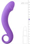 Siliconen prostaat dildo - paars