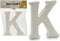 Pincello Decoratieletter K 12,5 X 2 X 15 Cm Polystyreen Wit