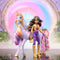 Unicorn Academy – Pop Sophia & Eenhoorn Wildstar - met 2 rijaccessoires en borstel - Speelfigurenset