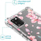 iMoshion Hoesje Geschikt voor Samsung Galaxy A41 Hoesje Met Koord - iMoshion Design Hoesje met Koord - Roze / Transparant / Blossom Watercolor