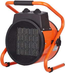 Qlima EFH6020 - Ventilatorkachel - 2 warmtestanden 1.000/2.000W - Oranje/Zwart