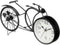 Bordsklocka Fiets Zwart Metaal 40 x 19,5 x 7 cm (4 Stuks)