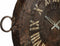 Wandklok vintage iron 89x67 cm