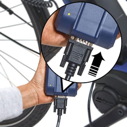 Adapterkabel met Bosch-compatibele stekker geschikt voor ONgineer LiON one4all reislader voor e-bikes en e-scooters 36 V.