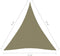 vidaXL - Zonnescherm - driehoekig - 5x6x6 - m - oxford - stof - beige