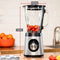 Alpina Blender - Smoothie 1.5L - Mixer 500W met Glazen Kan en 2 Snelheden - Antislip Voetjes