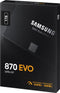 Samsung 870 EVO - Interne SSD - 1 TB - 560 MB/s schrijfsnelheid - 530 MB/s leessnelheid