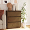 vidaXL - Dressoir - 60x34x75 - cm - massief - grenenhout - honingbruin
